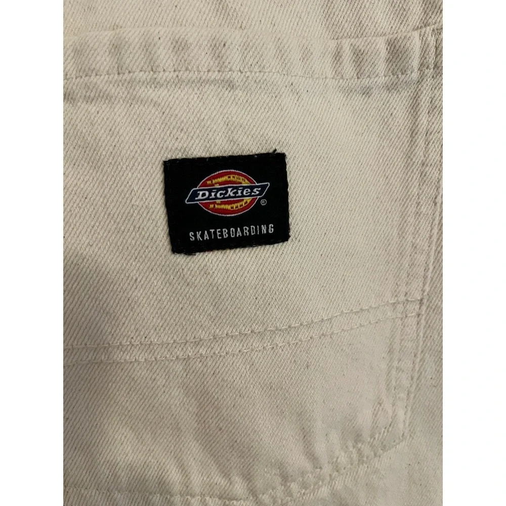 Dickies Skateboarding Jake Hayes Relaxed Fit Denim Pants Cream‎ Off White